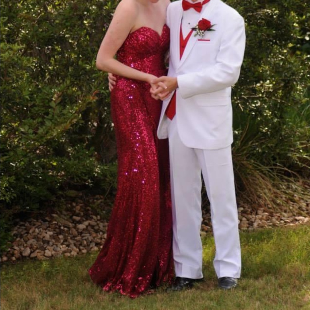 Nordstrom Red sequin dress